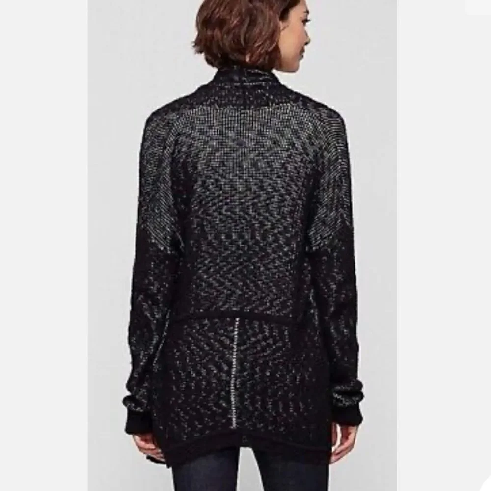 Eileen Fisher Organic Cotton Reversible Cardigan Sweater Size Small